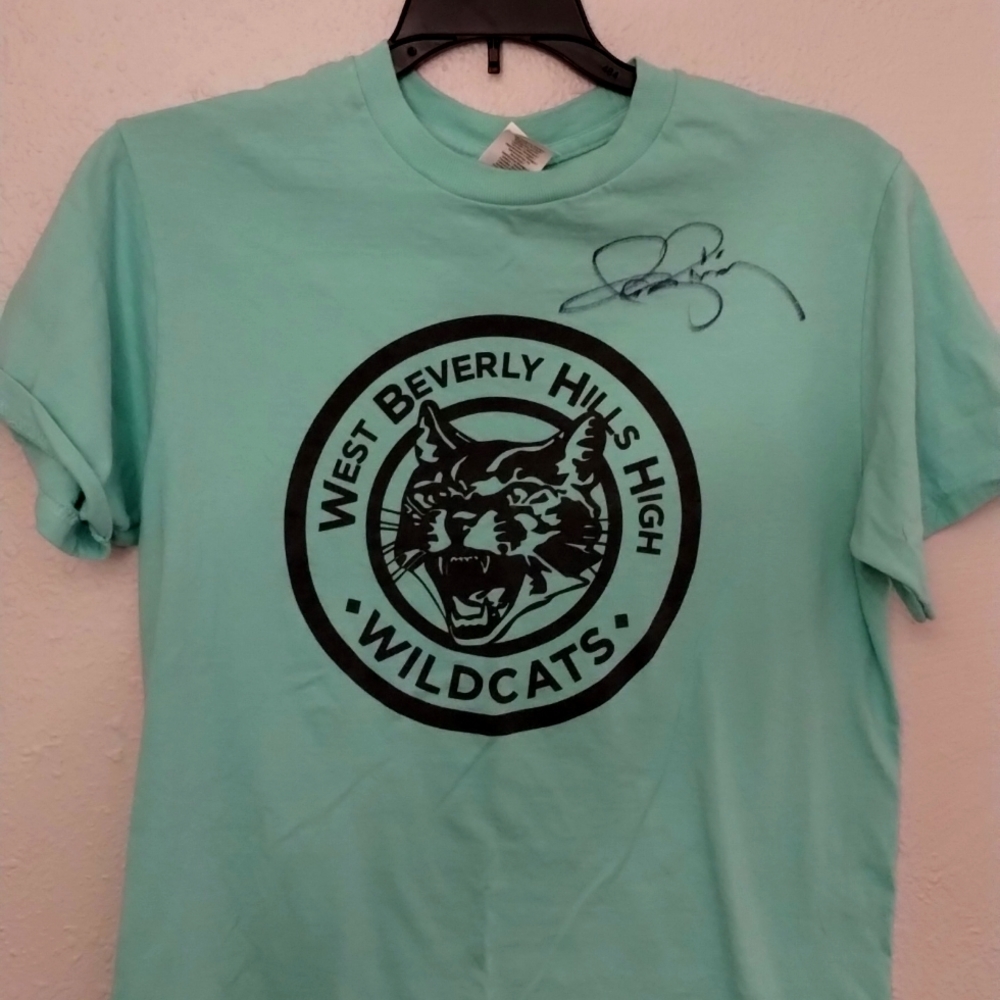 West Beverly Hills High Wildcats Vintage 90210 Autographed by a Ian Ziering.